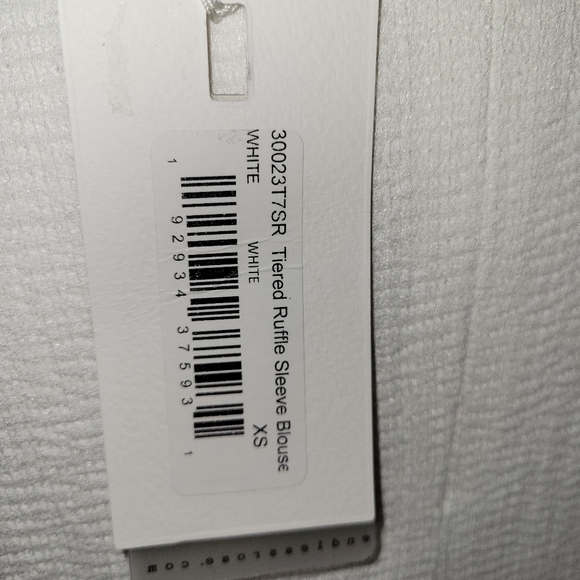 Anthropologie Endless Rose Tiered Ruffle Sleeve Blouse - Picture 7 of 11